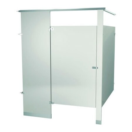 Bradley Bradley Powder Coated Steel 60-1/2" W Complete In-Corner ADA Compartment, Glacier Blue - ICADA-GLB ICADA-GLB